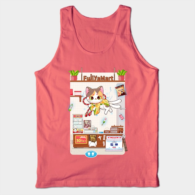 FujiyaMart Nekomata Tank Top by Kaidankuri